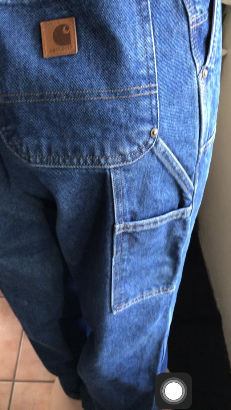 New Tag carpenter wide leg jeans w34 / L