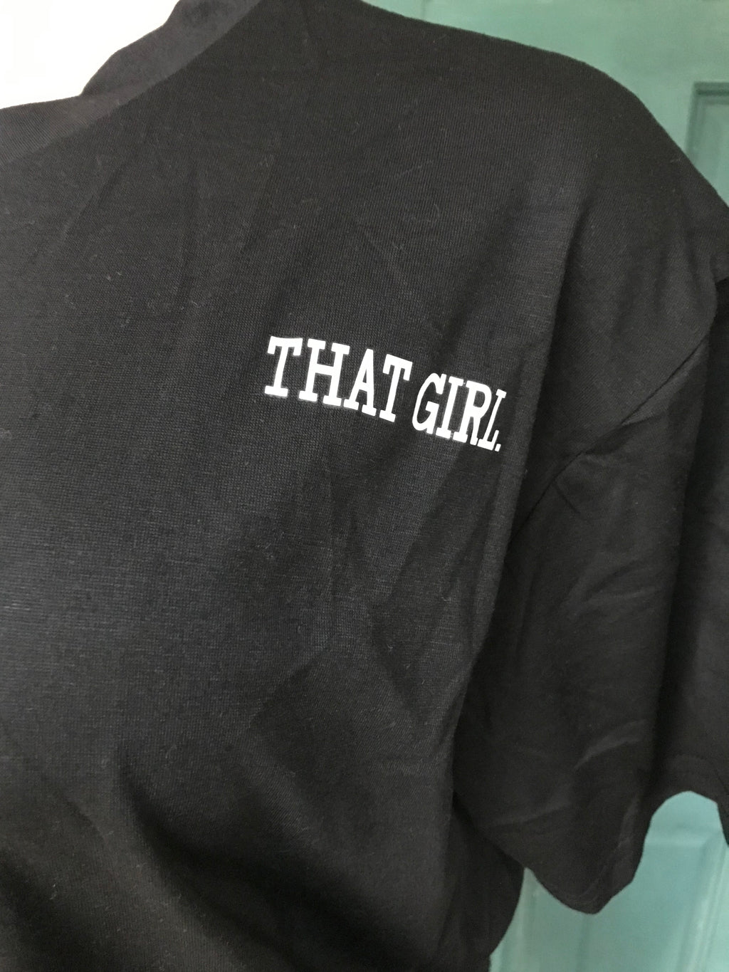 Black That Girl graphic tee... L ;;;