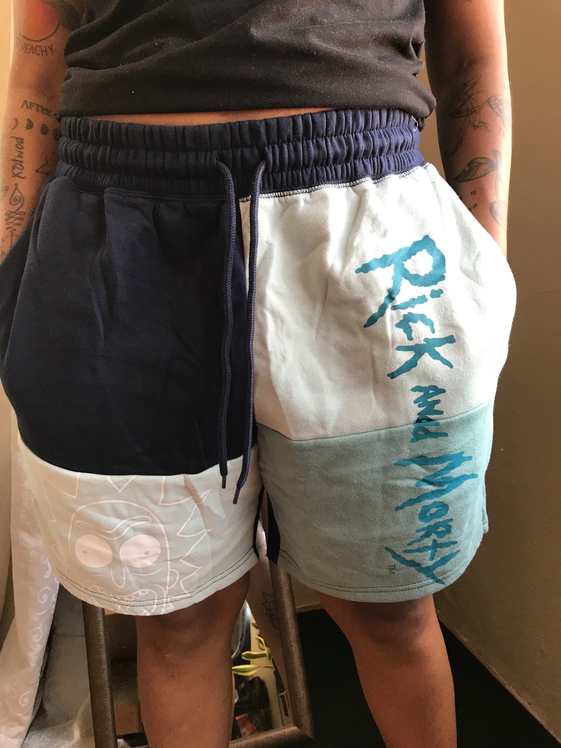 NEW Rick & morty jogger shorts ;;; M/L