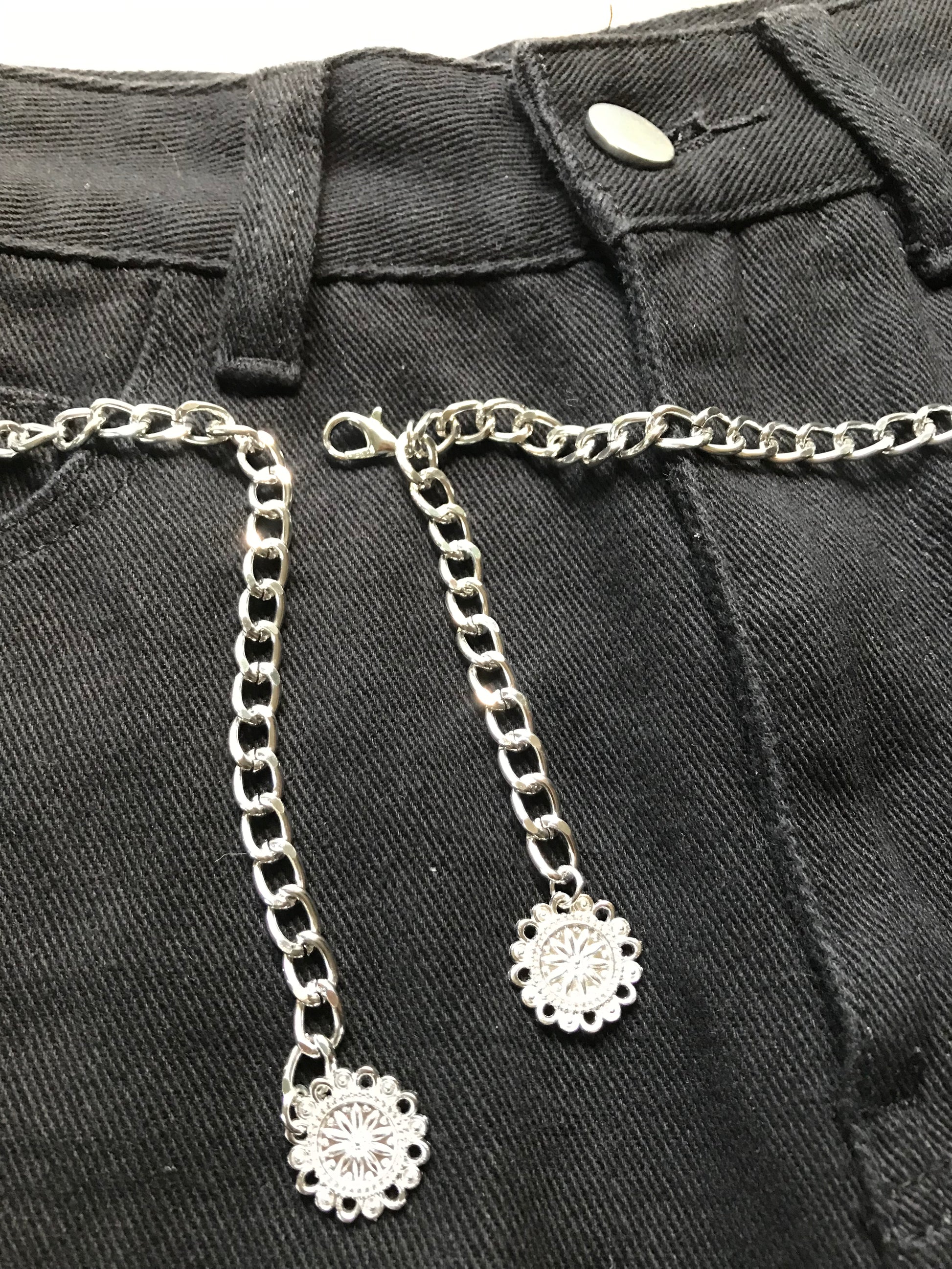 New Novelty Chain Belts *** Silver