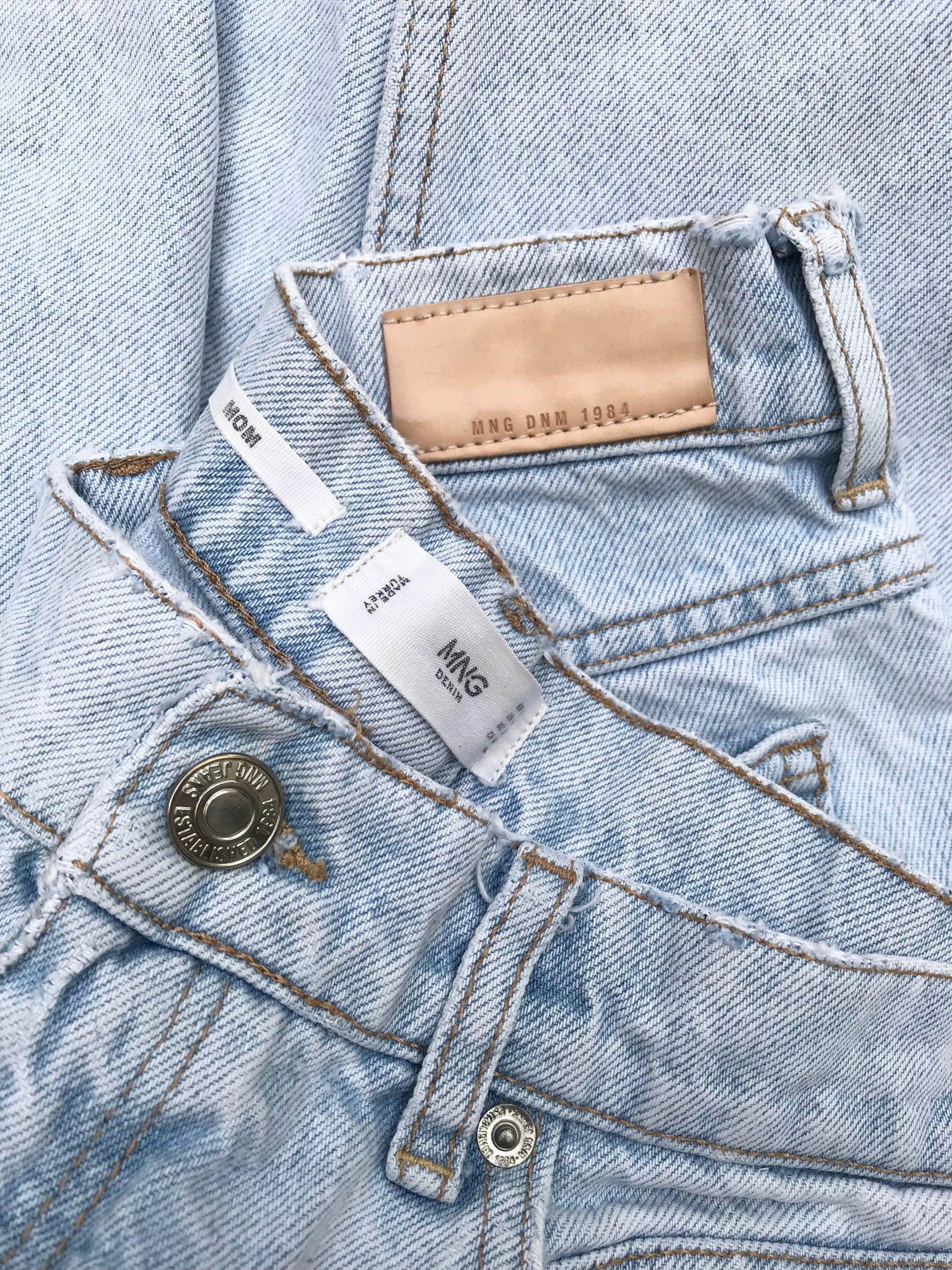 MNG vintage mom jeans light wash ::: M/L w32/w33