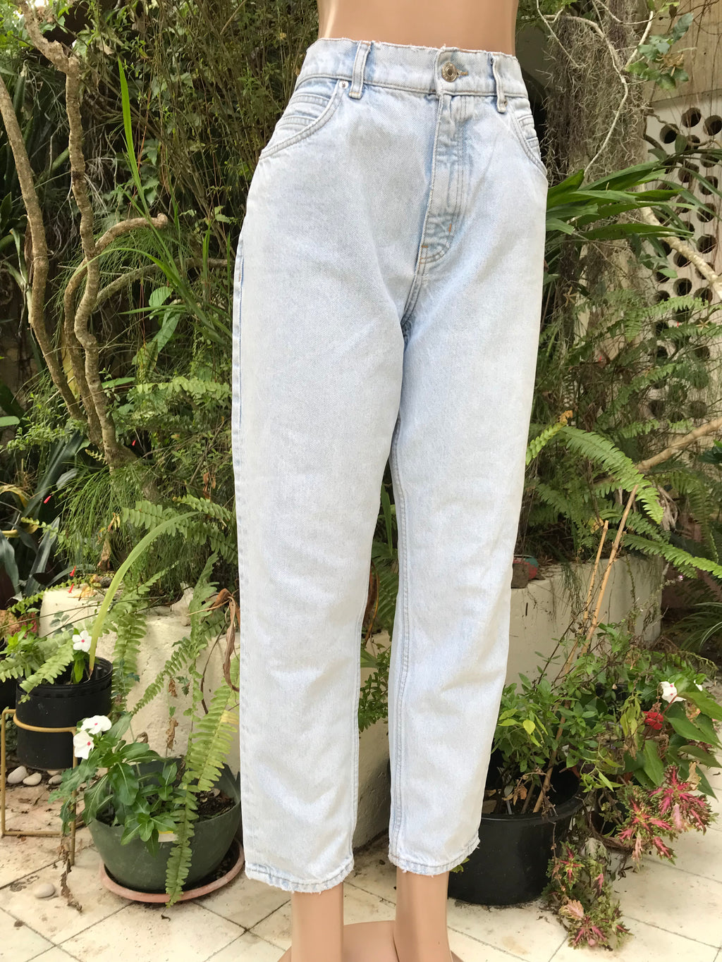 MNG vintage mom jeans light wash ::: M/L w32/w33