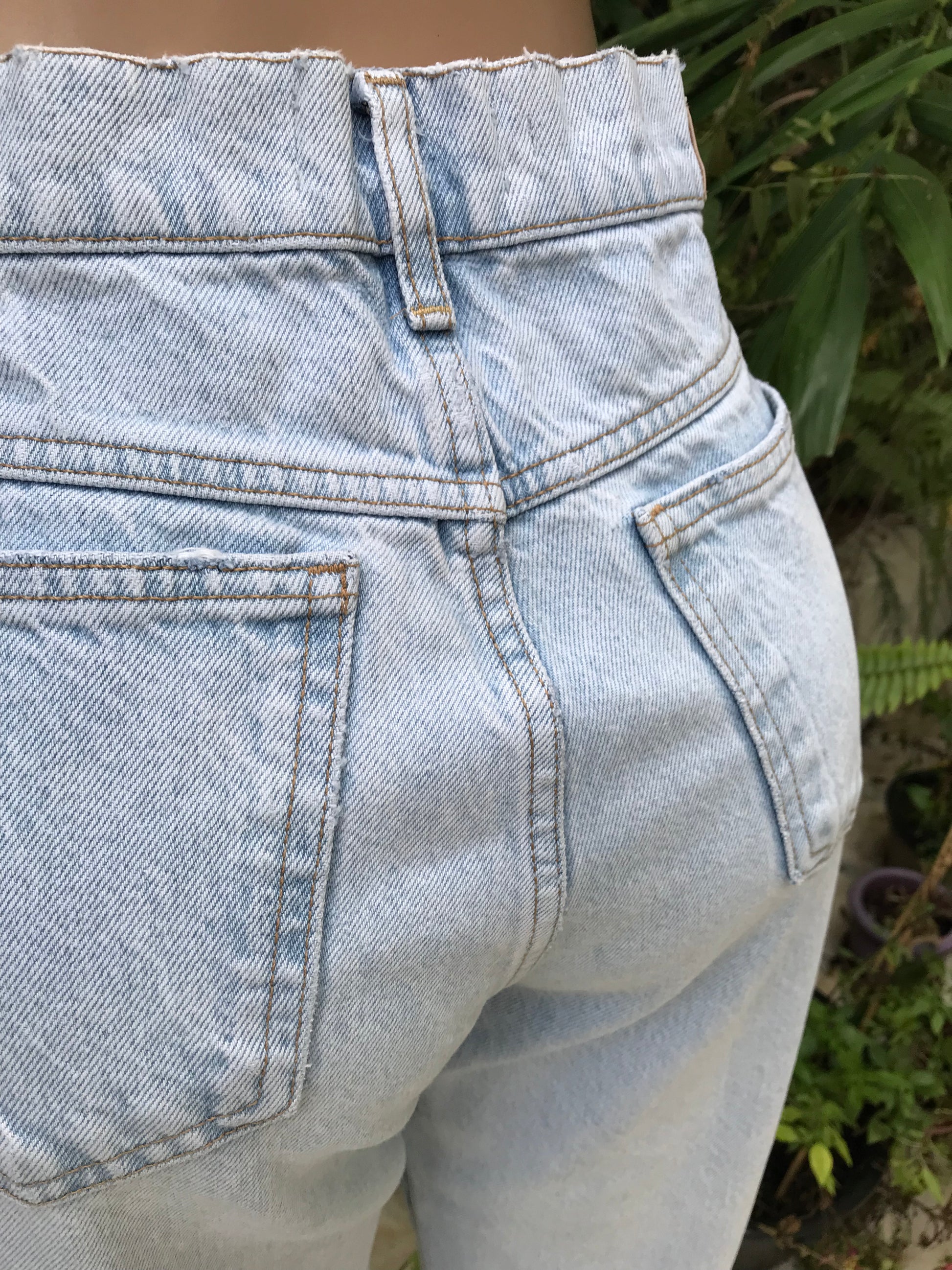 MNG vintage mom jeans light wash ::: M/L w32/w33