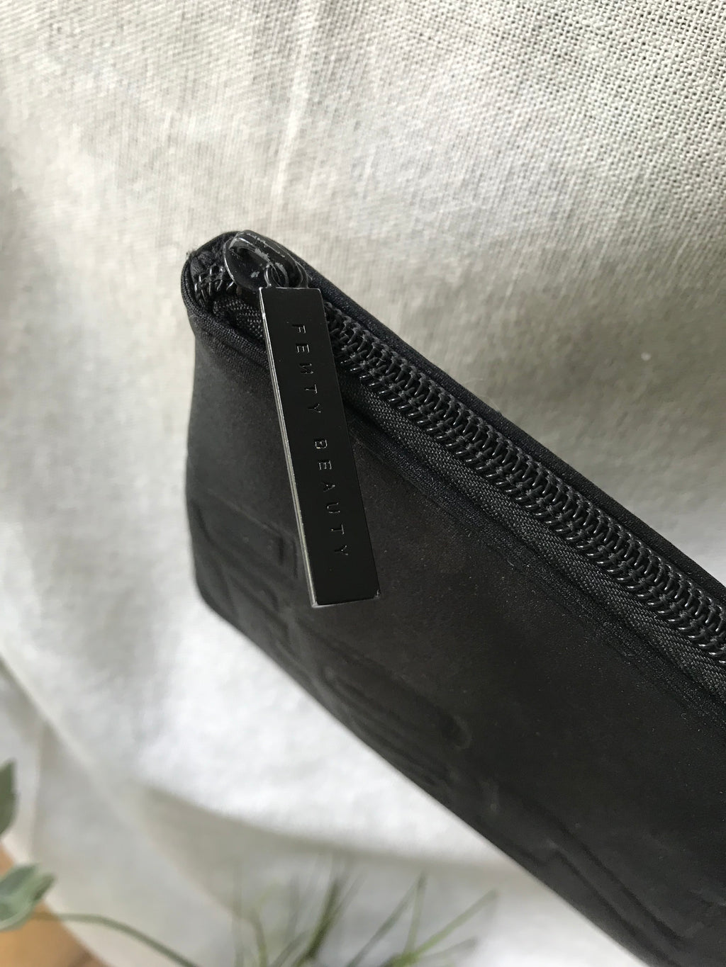Fenty Beauty Black Clutch/Makeup Bag *** Padded