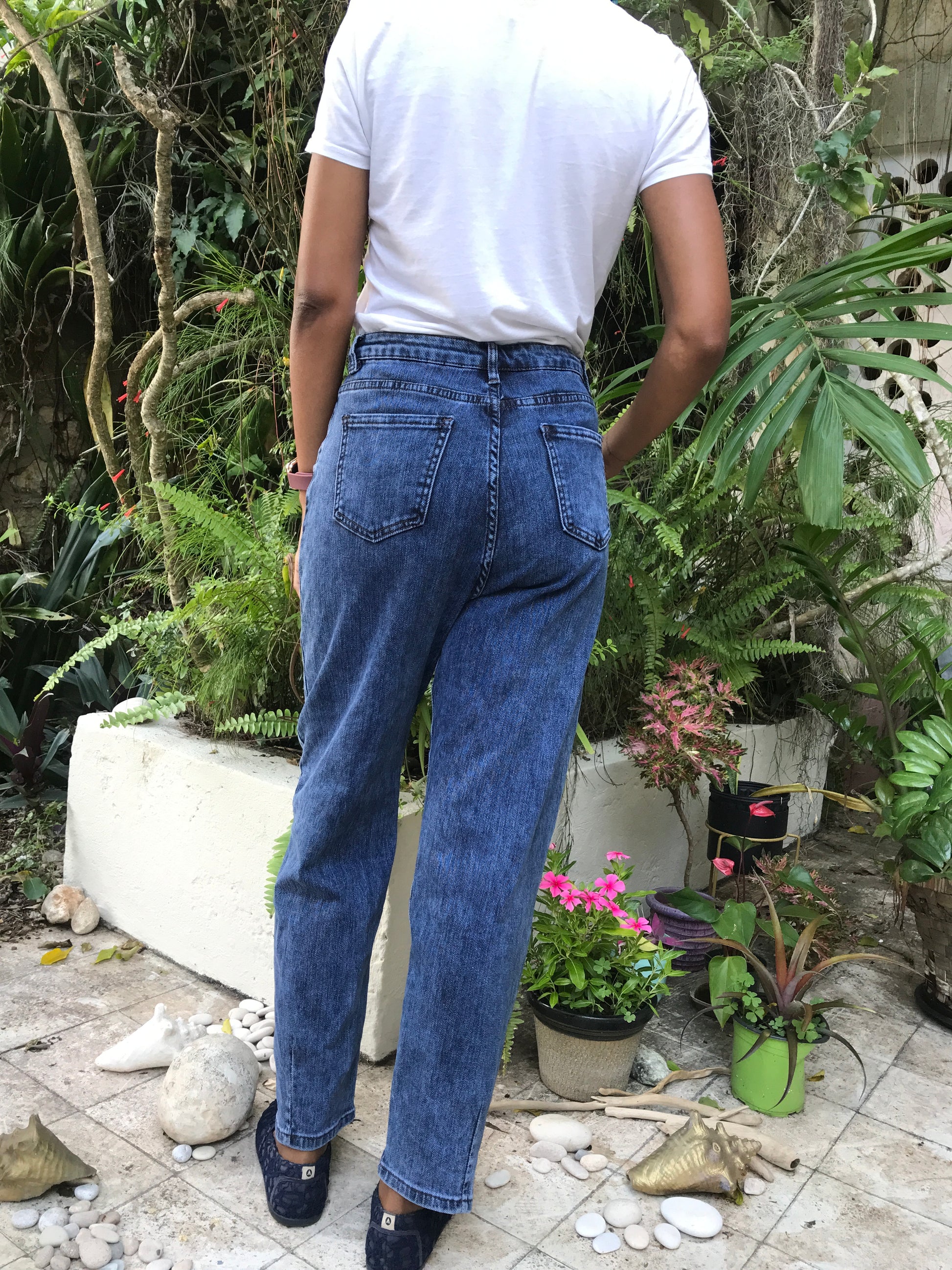 Blue balloon jeans w28 to w30