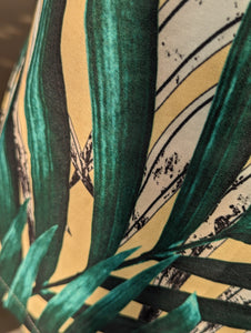 Tropical leaf romper Spaghetti ~~~ L