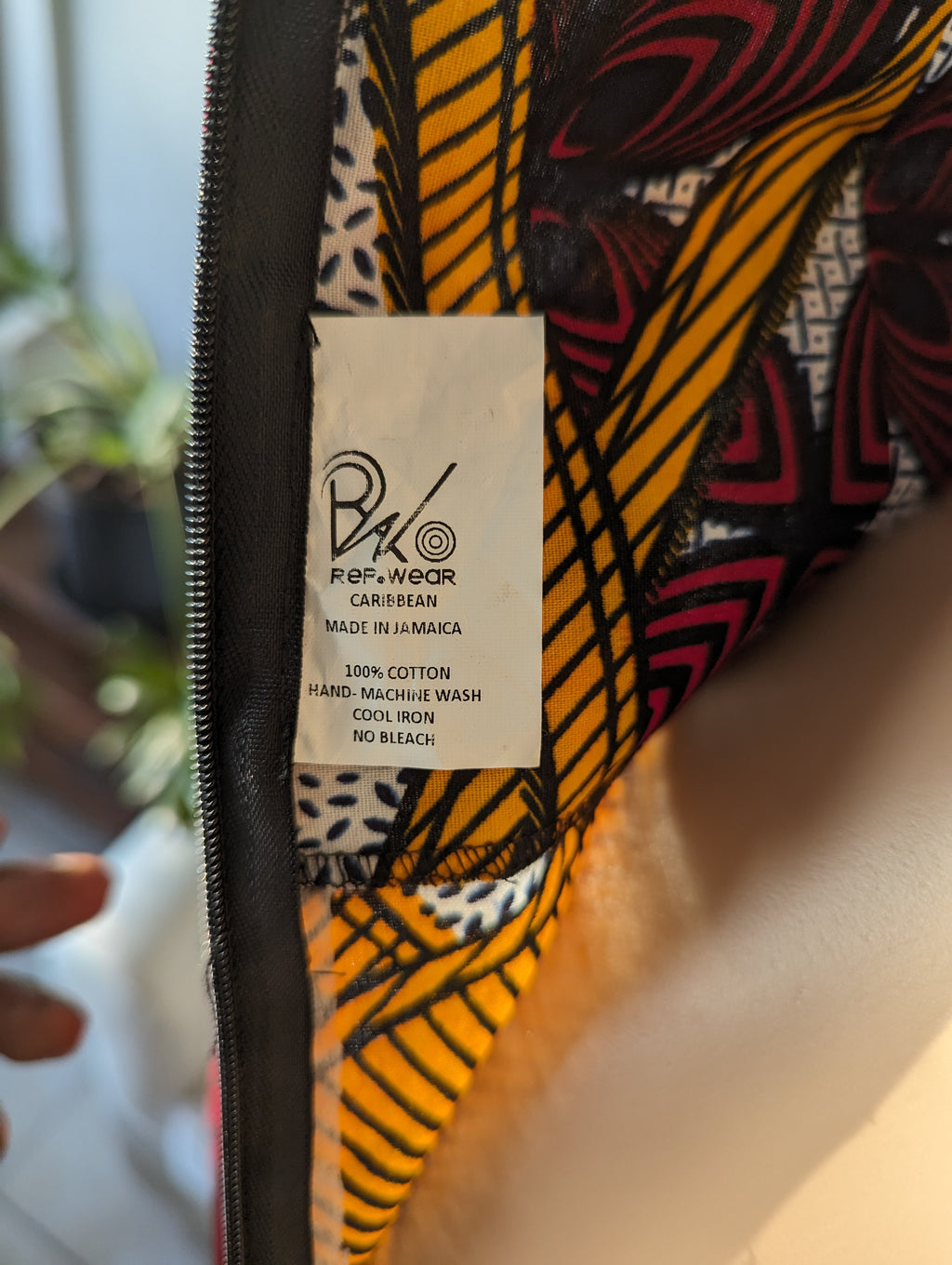 African balloon print pants high waist :::  M