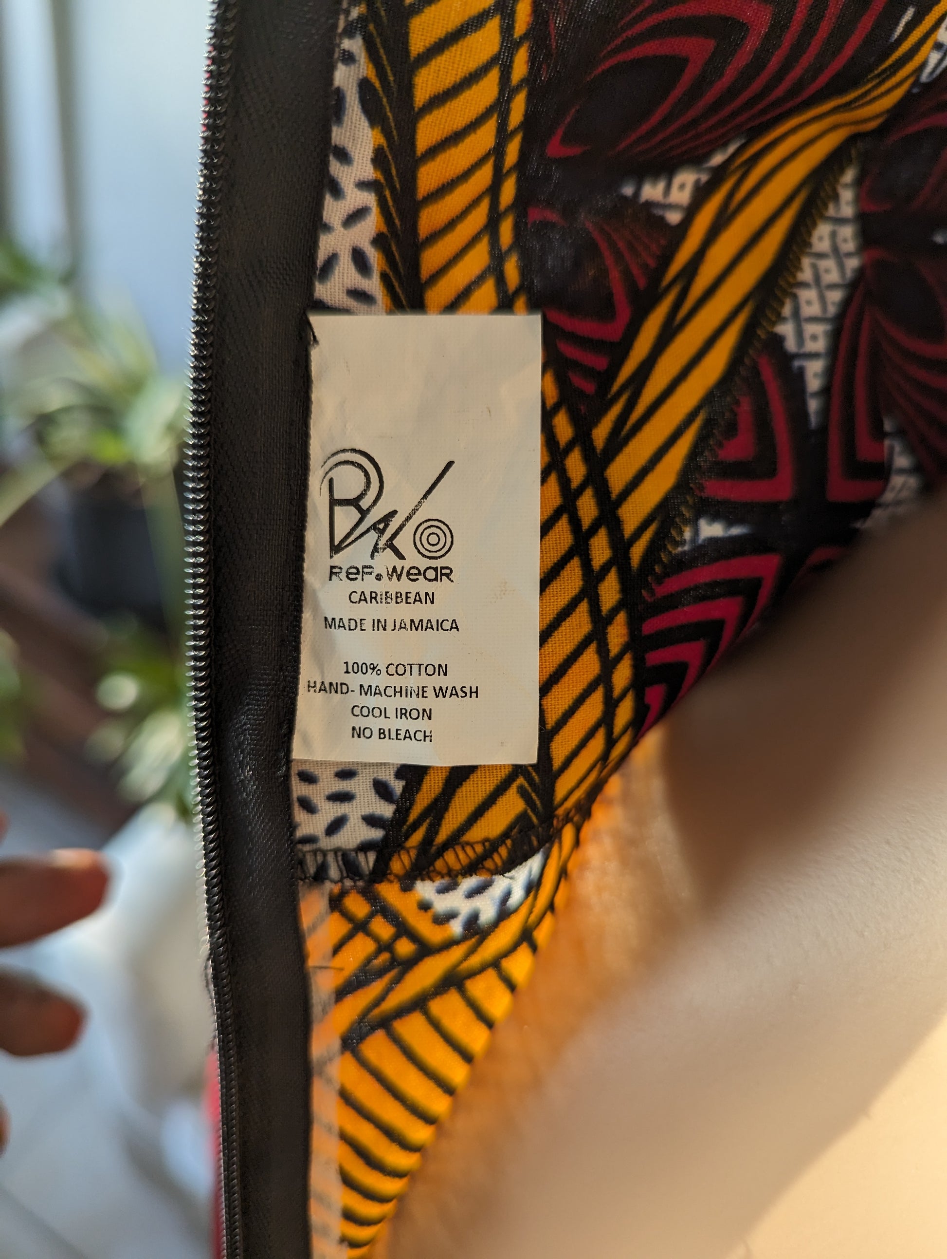 African balloon print pants high waist :::  M