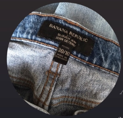 Banana republic retro slouch jean ::: W32/ M