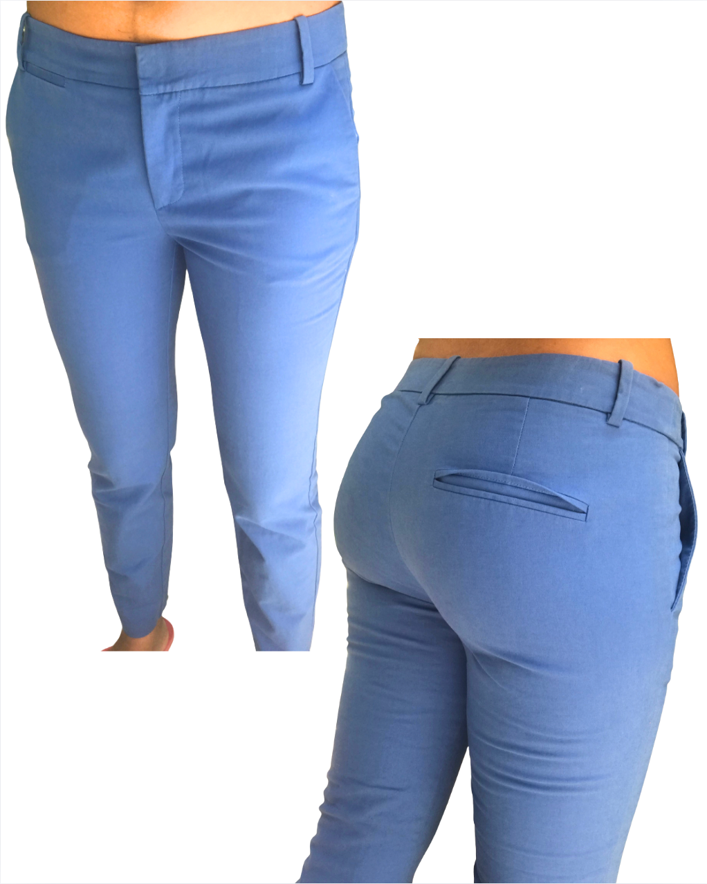 blue colour pop professional pants  ... s