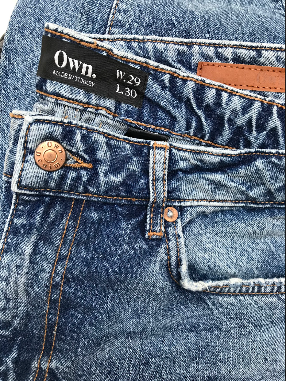 OWN. vintage style jeans  ::: s/m / w29 ^^^ unworn