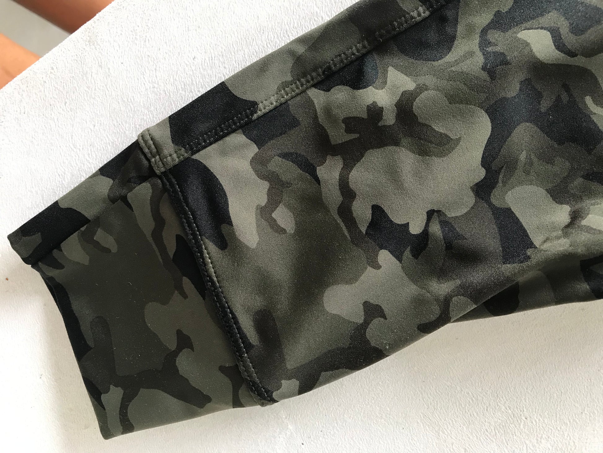 Army print exercise leggings pockets Cuffed s/M