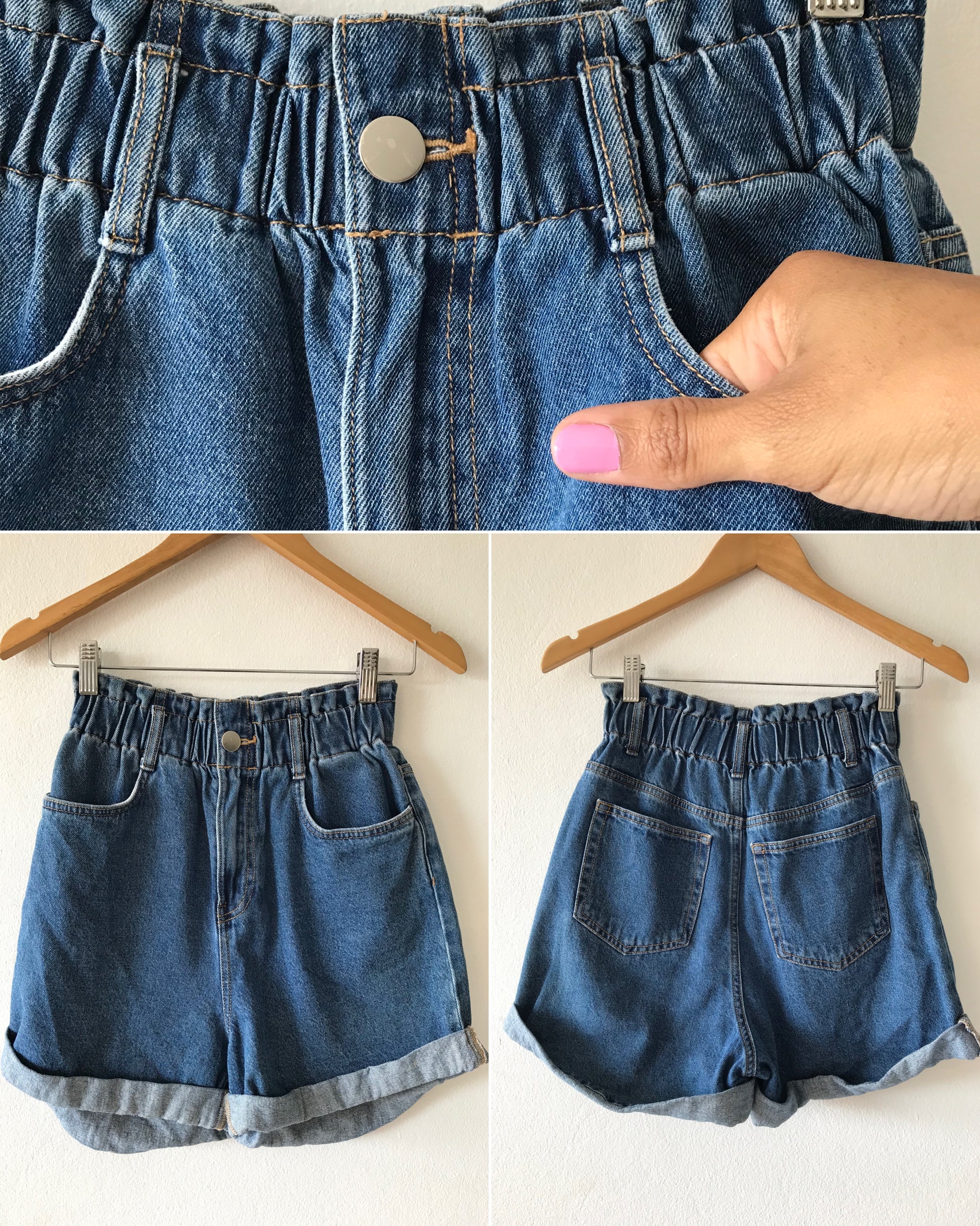 Paperbag denim Shorts xs/s
