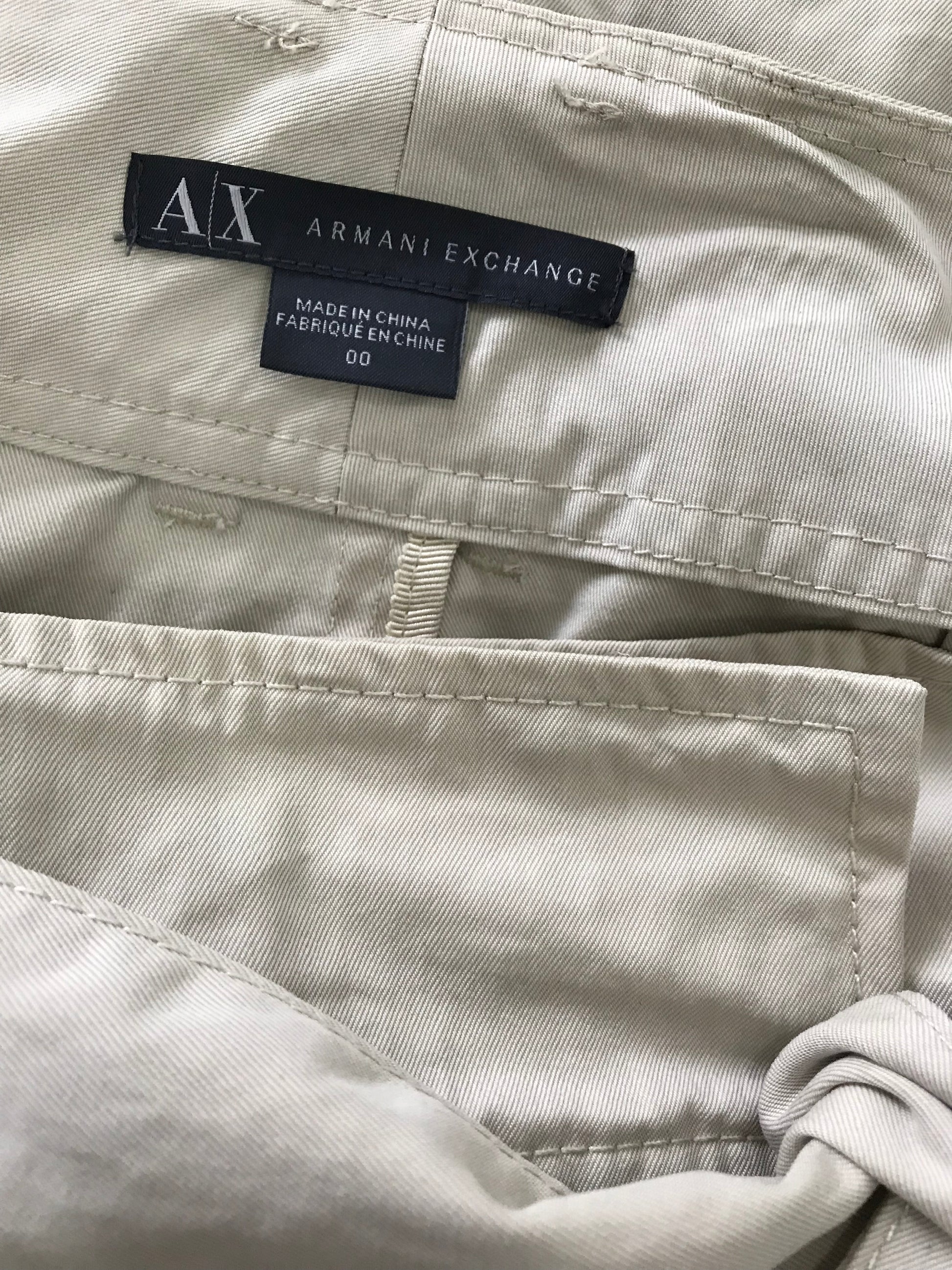 Armani Khaki wrap skirt . S