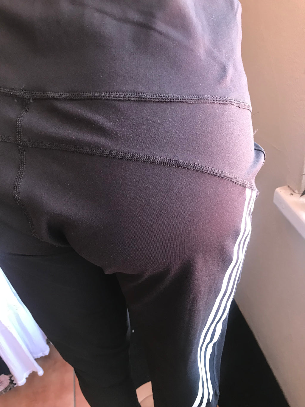 black Adidas exercise Legging. ::: XL