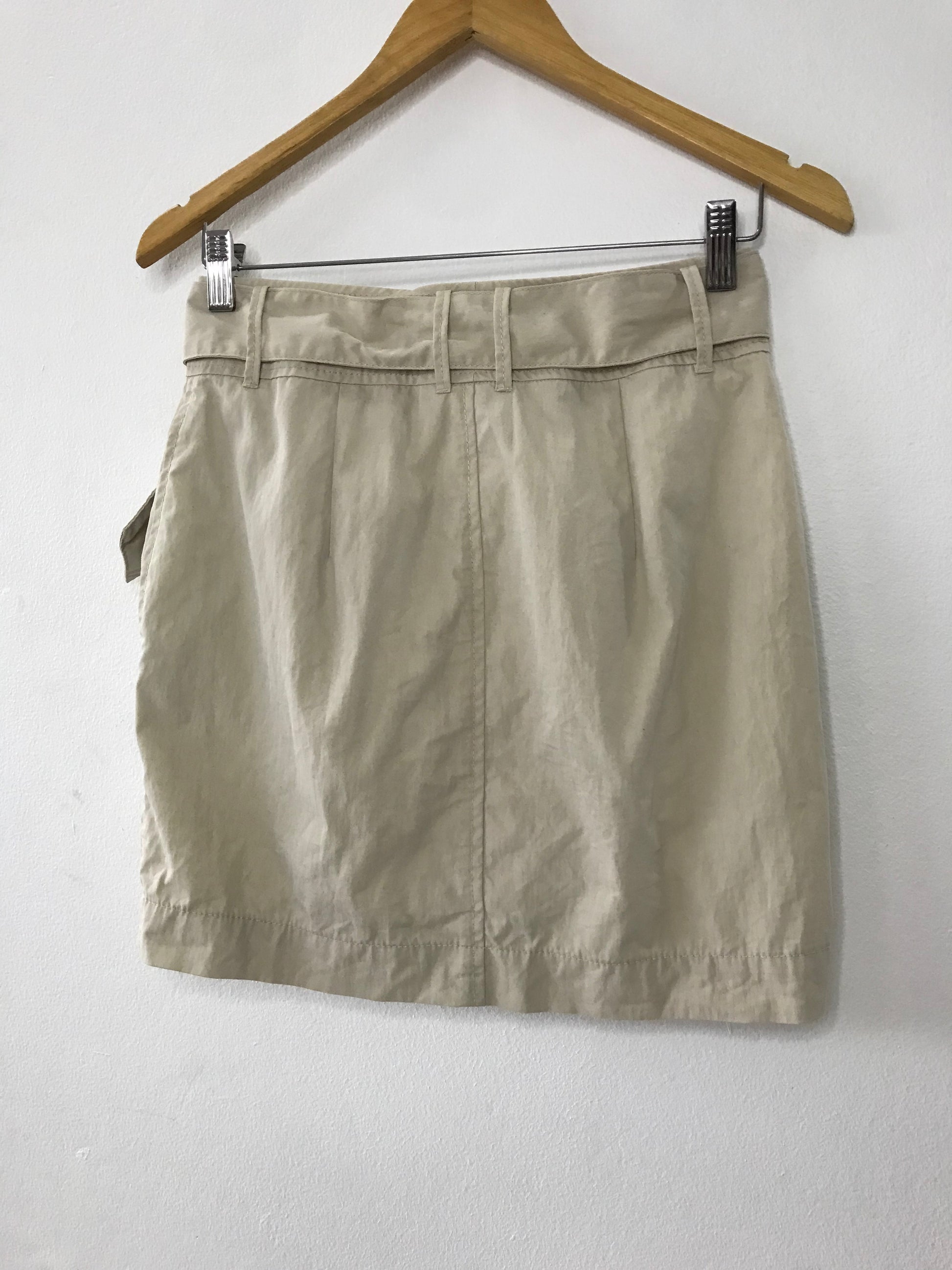 Armani Khaki wrap skirt . S