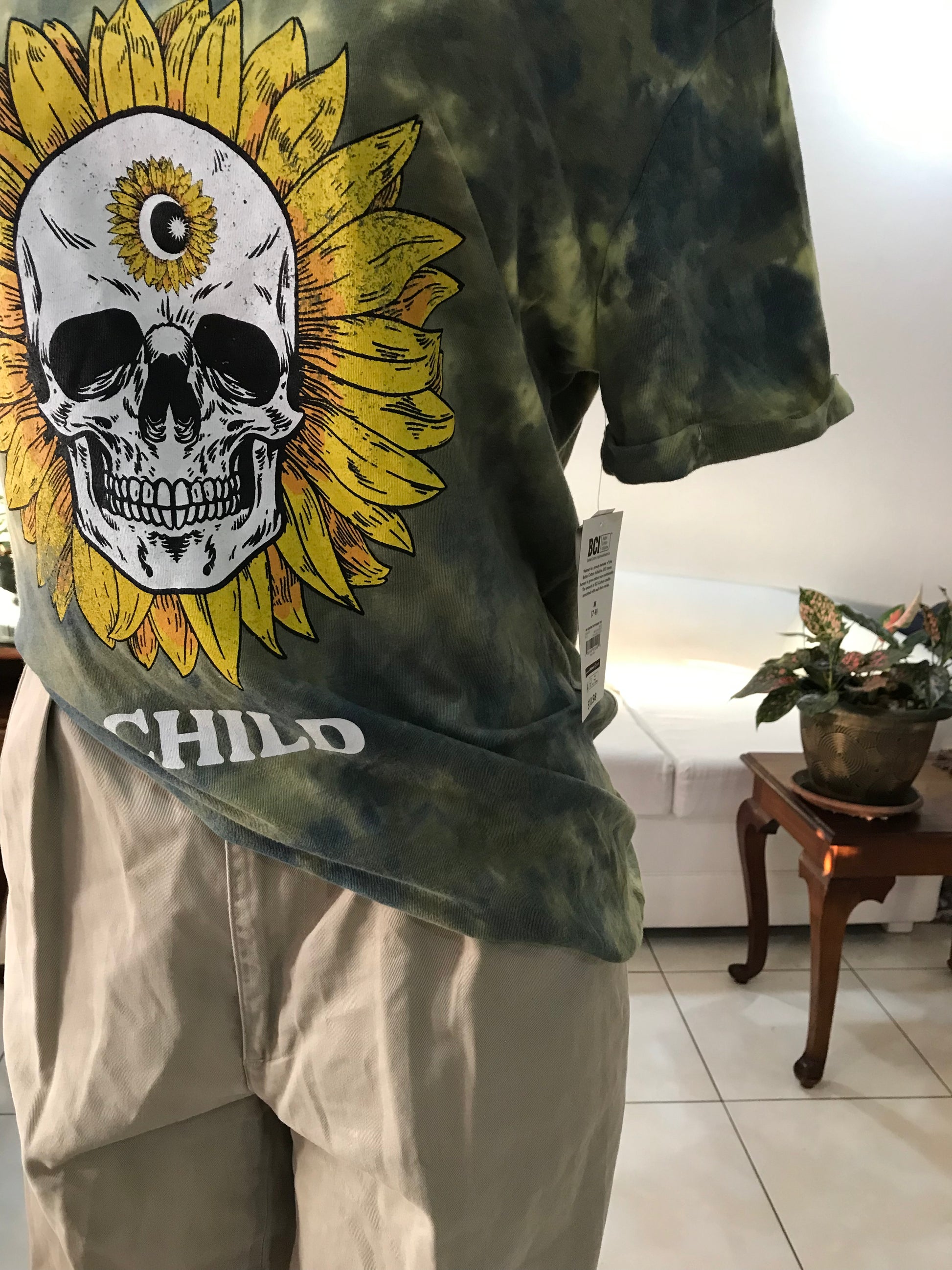 New wild child tie dye tee Cotton blend.