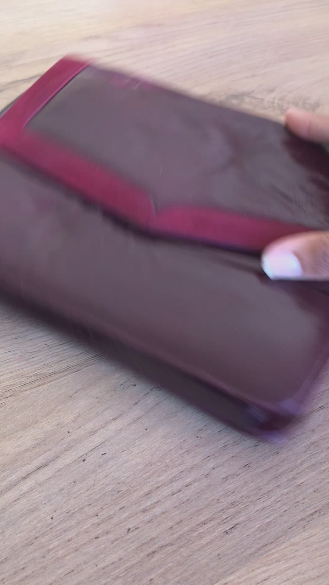 Brown envelope purse bag