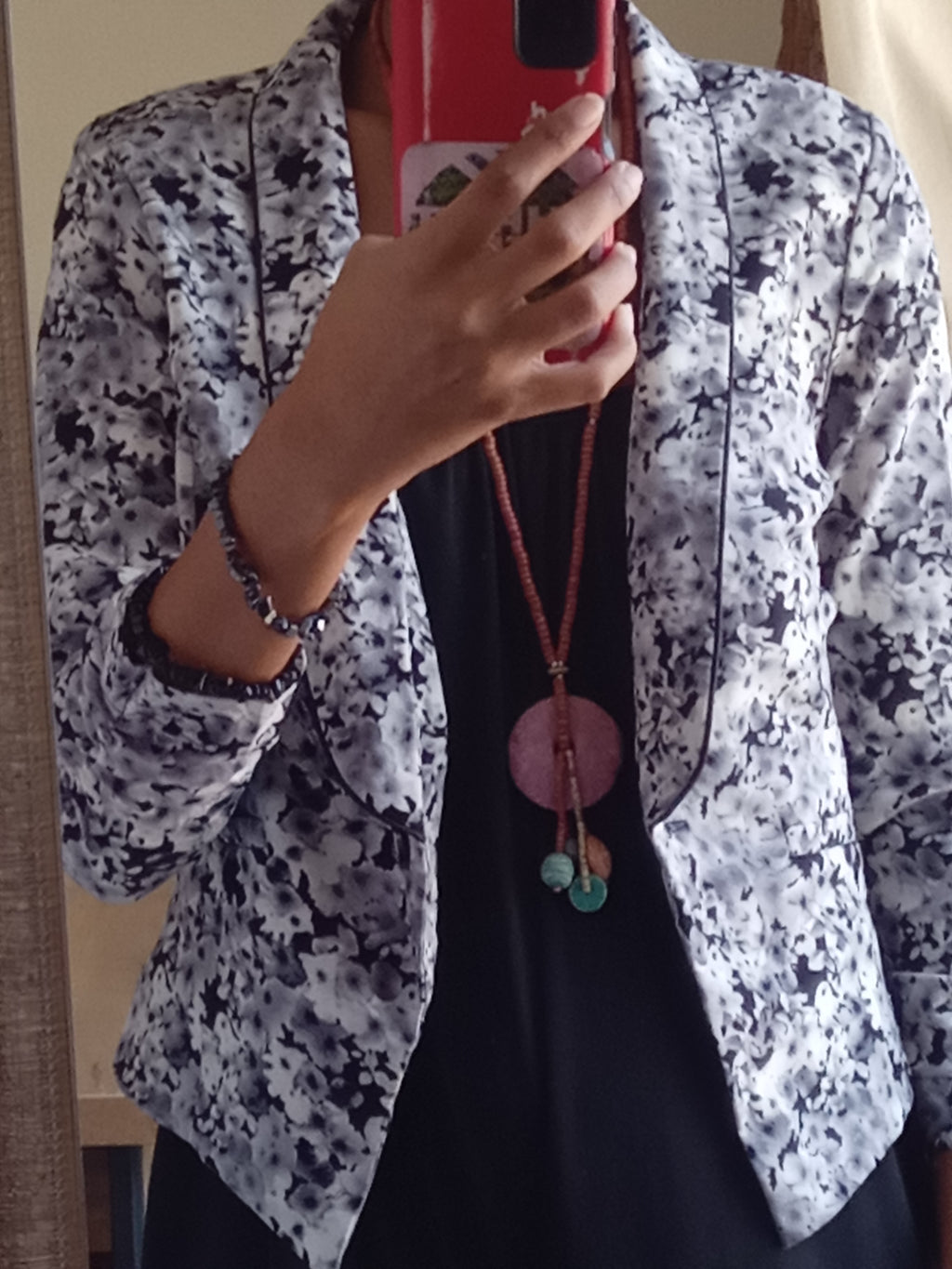 Retro floral blazer >>> s