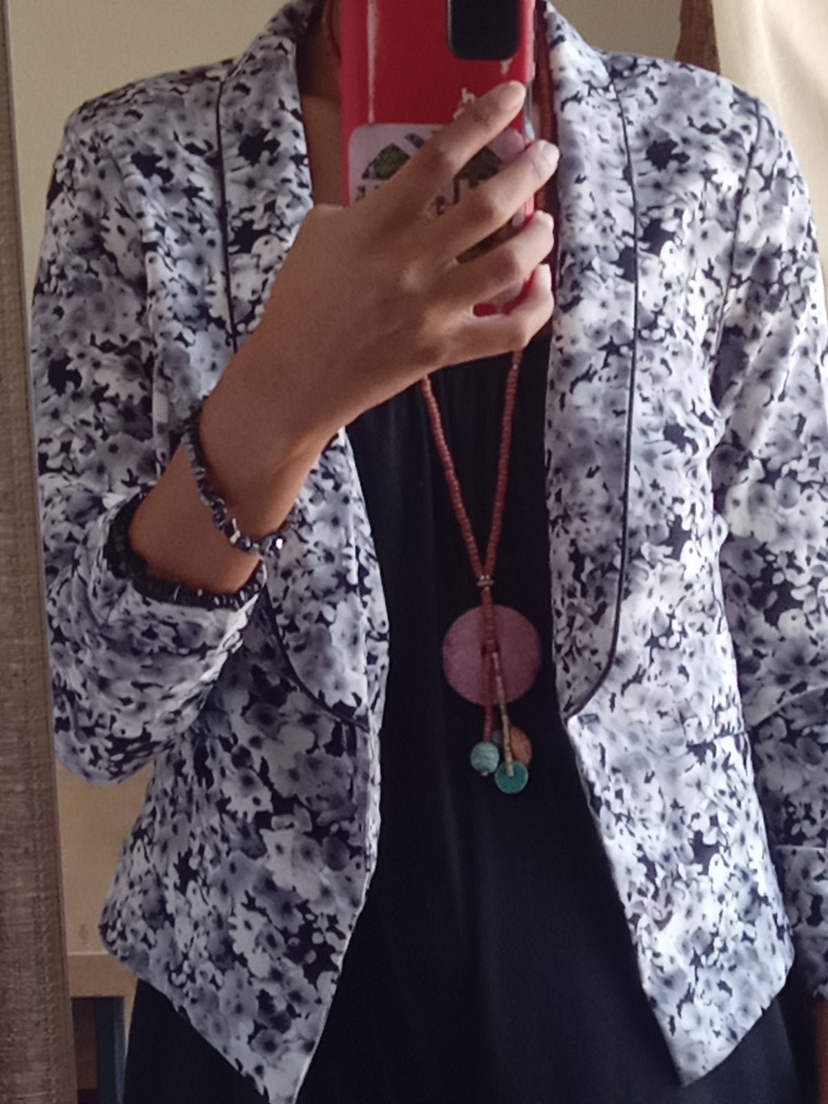 Retro floral blazer >>> s