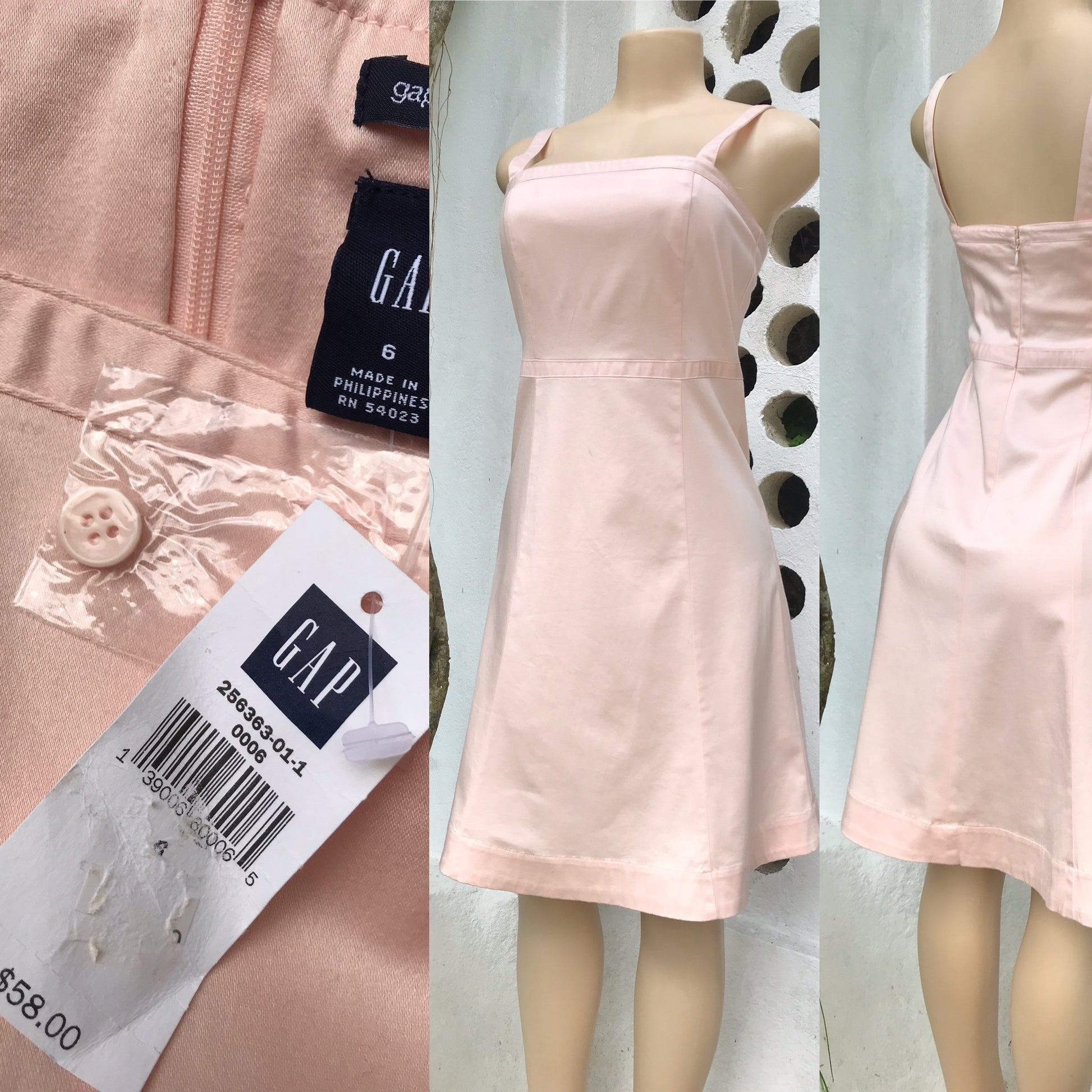 GAP New Tag Nude Babydoll Dress