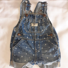 Load image into Gallery viewer, Babies 6-9 months Denim Shortalls
