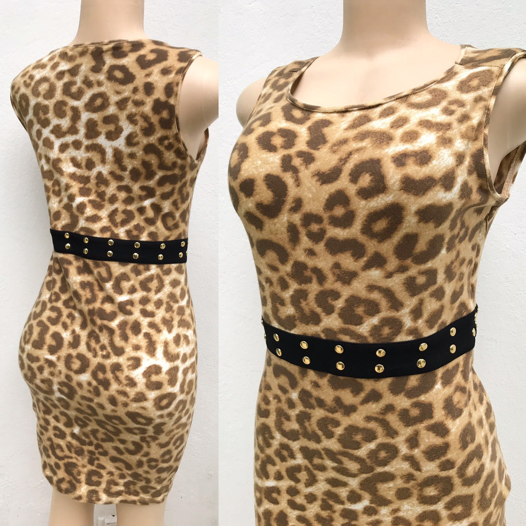 Kardashian Kollection Cheetah Print Bodycon Dress