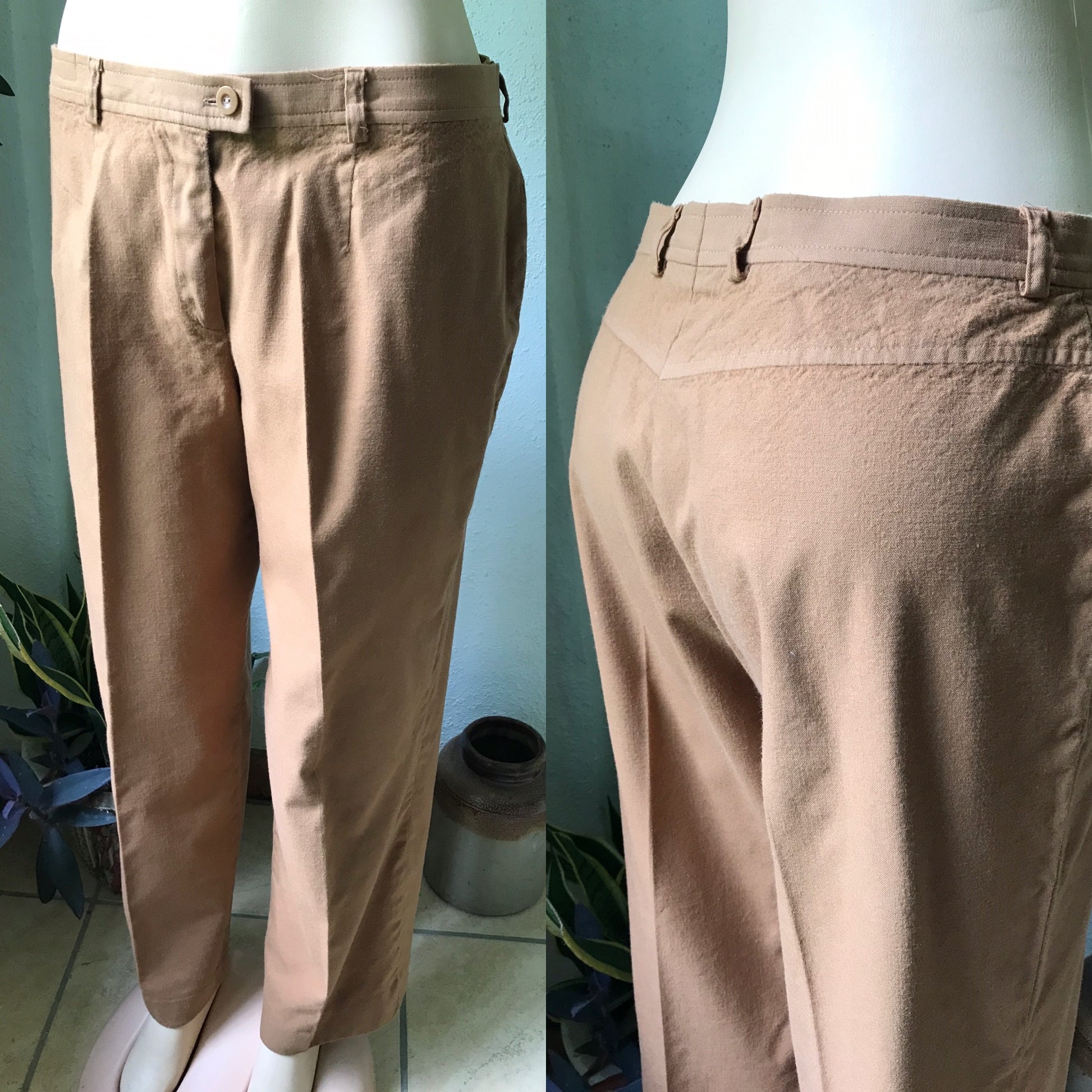 ESCADA Vintage Camel Wool Pant
