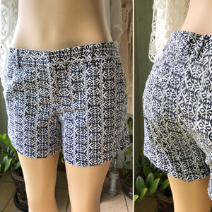 Banana Republic Navy Print Shorts
