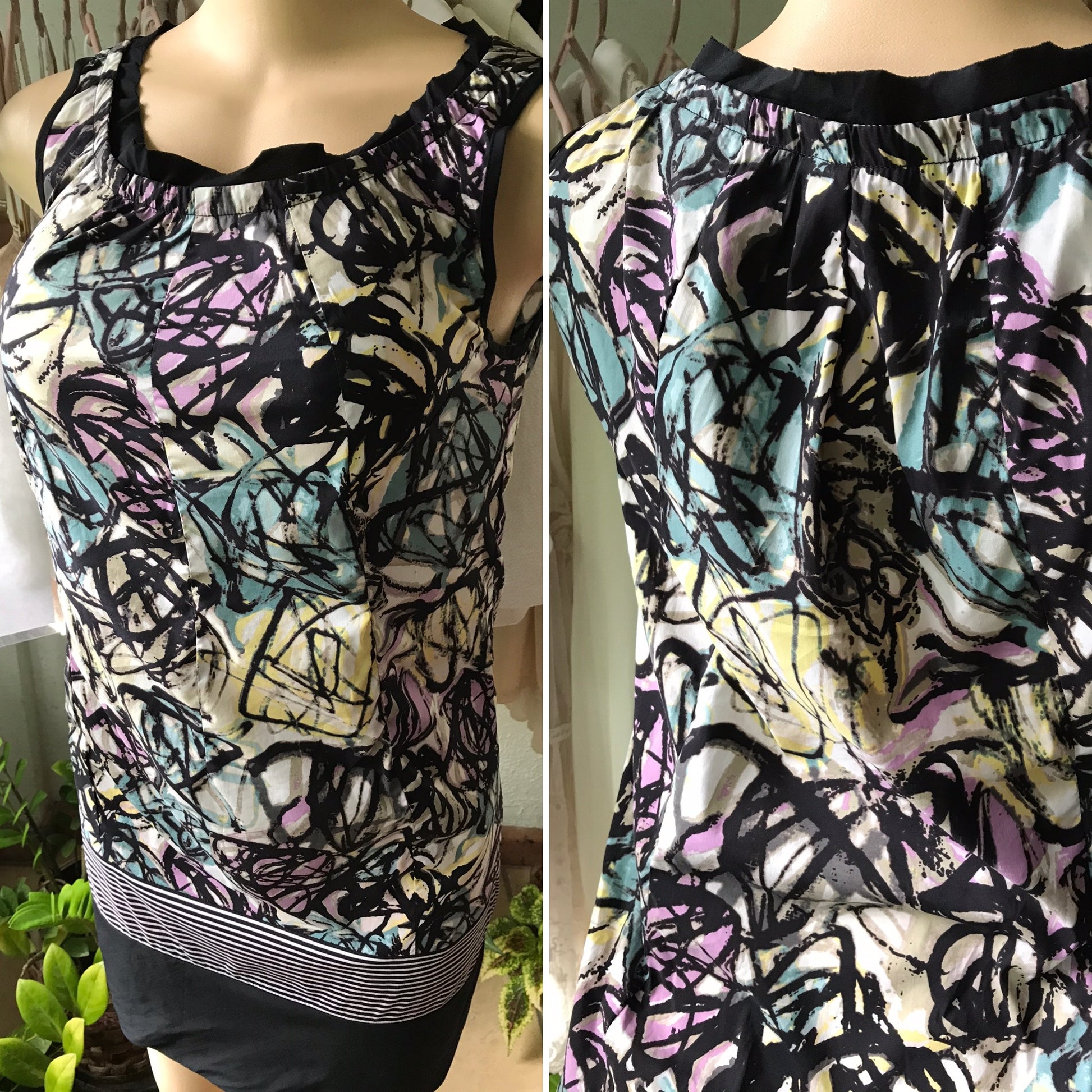 BCBG Retro Print Mini Dress - XS/S ^^^