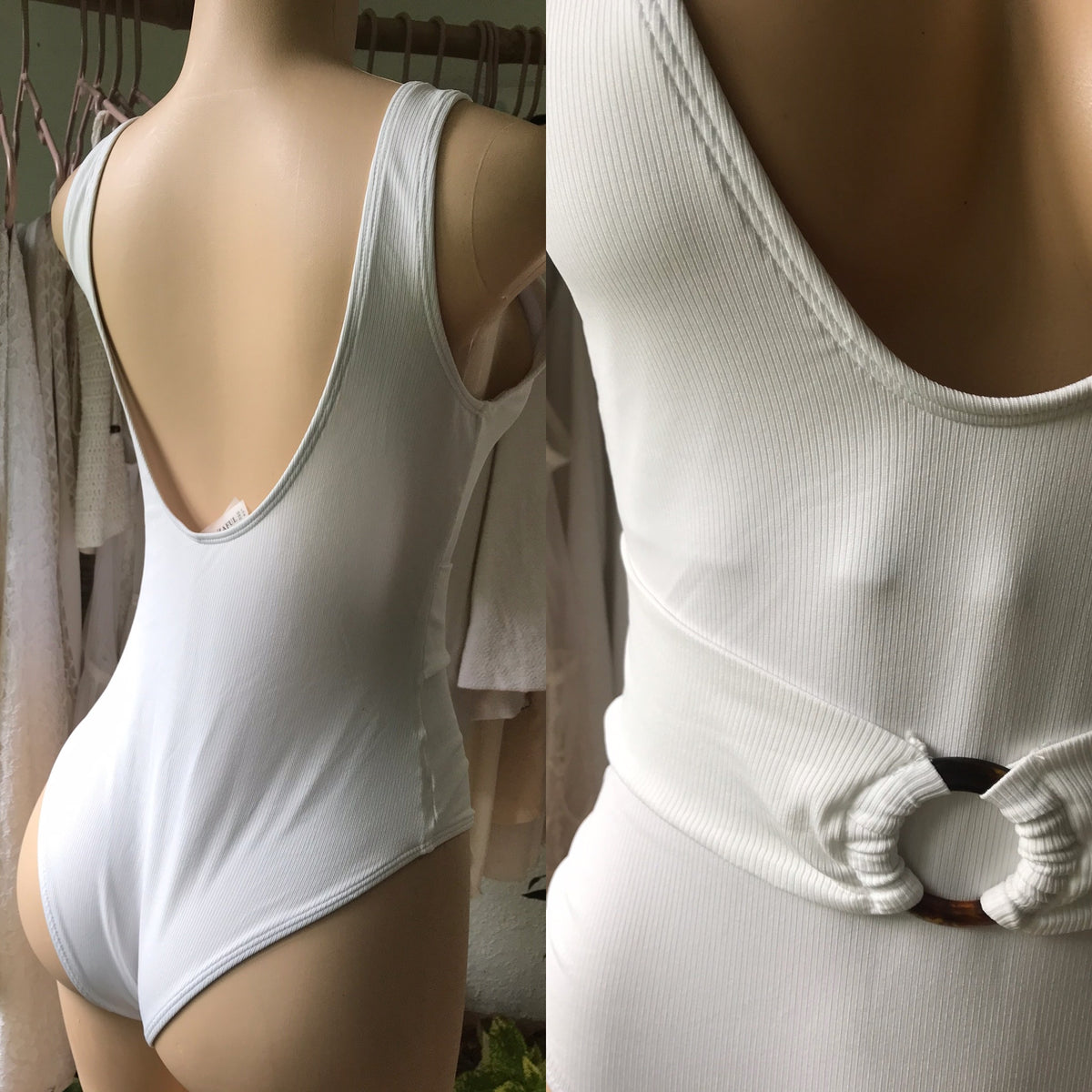 Zaful New One Piece Swim Ribbed