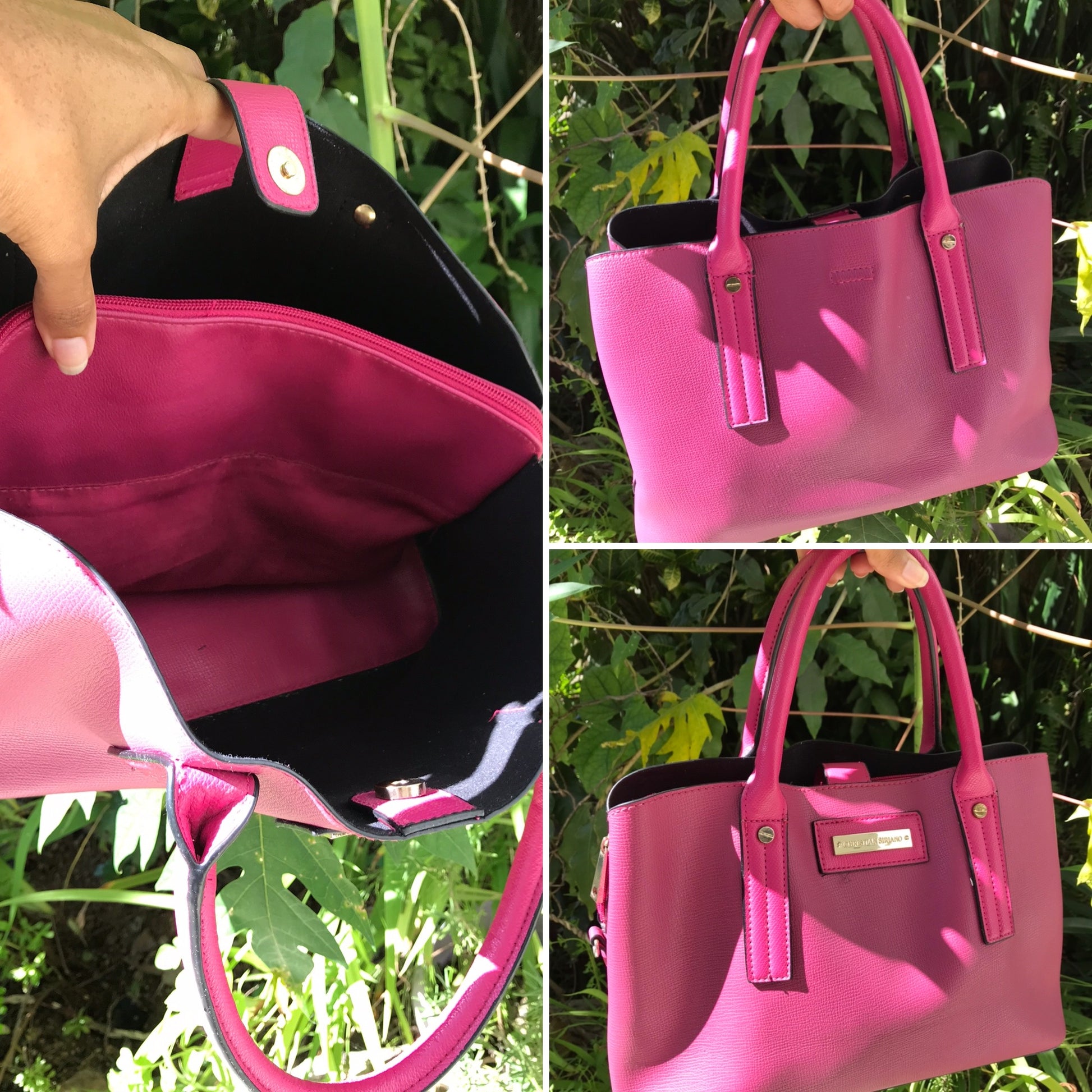 Christian Siriano Pink Hand Bag