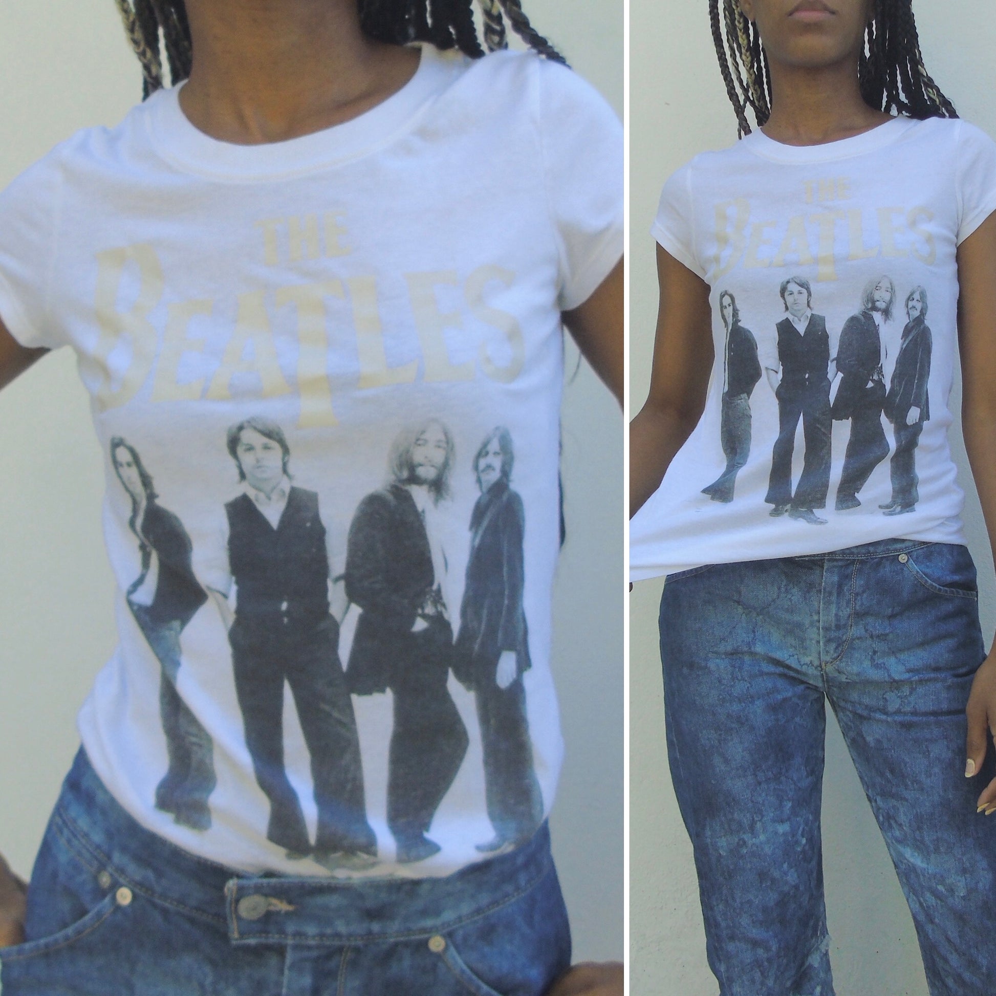 Beetles Cotton Blend Band Tee