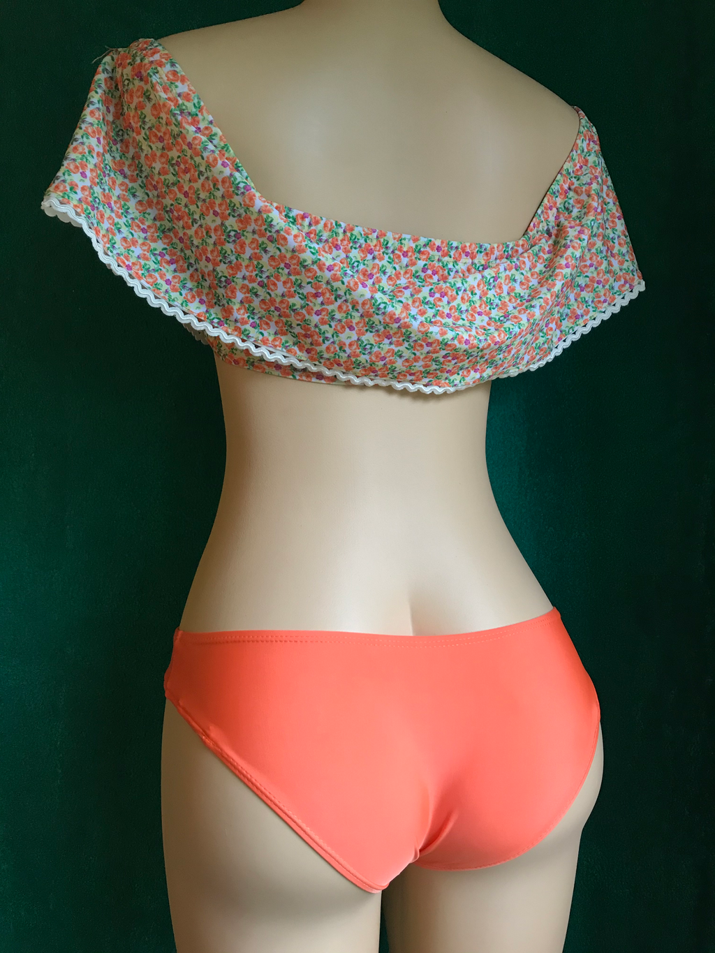 Off The Shoulder Floral Bikini Set