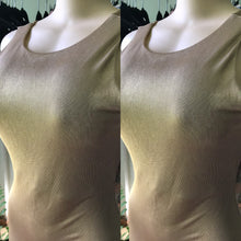 Load image into Gallery viewer, Forever 21 Sexy Backless Goldweave Cocktail Dress Bodycon Maxi High Slit
