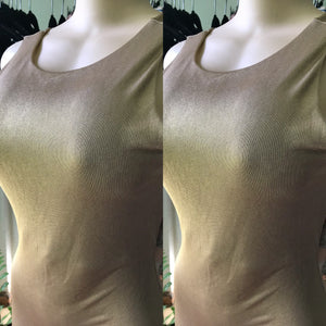 Forever 21 Sexy Backless Goldweave Cocktail Dress Bodycon Maxi High Slit