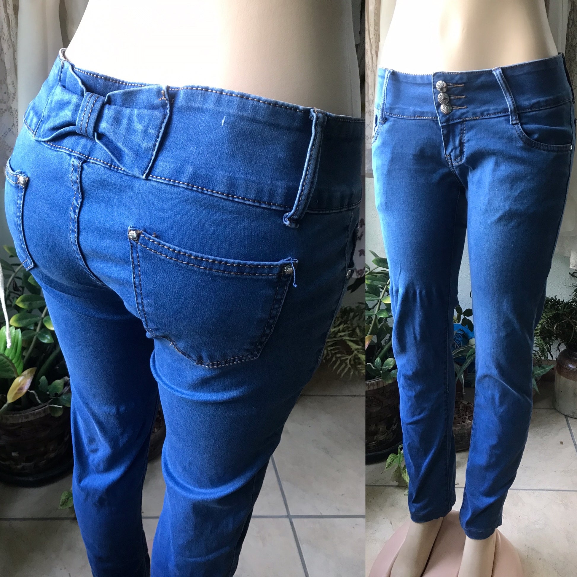 2000s  Bowtie Blue Jegging