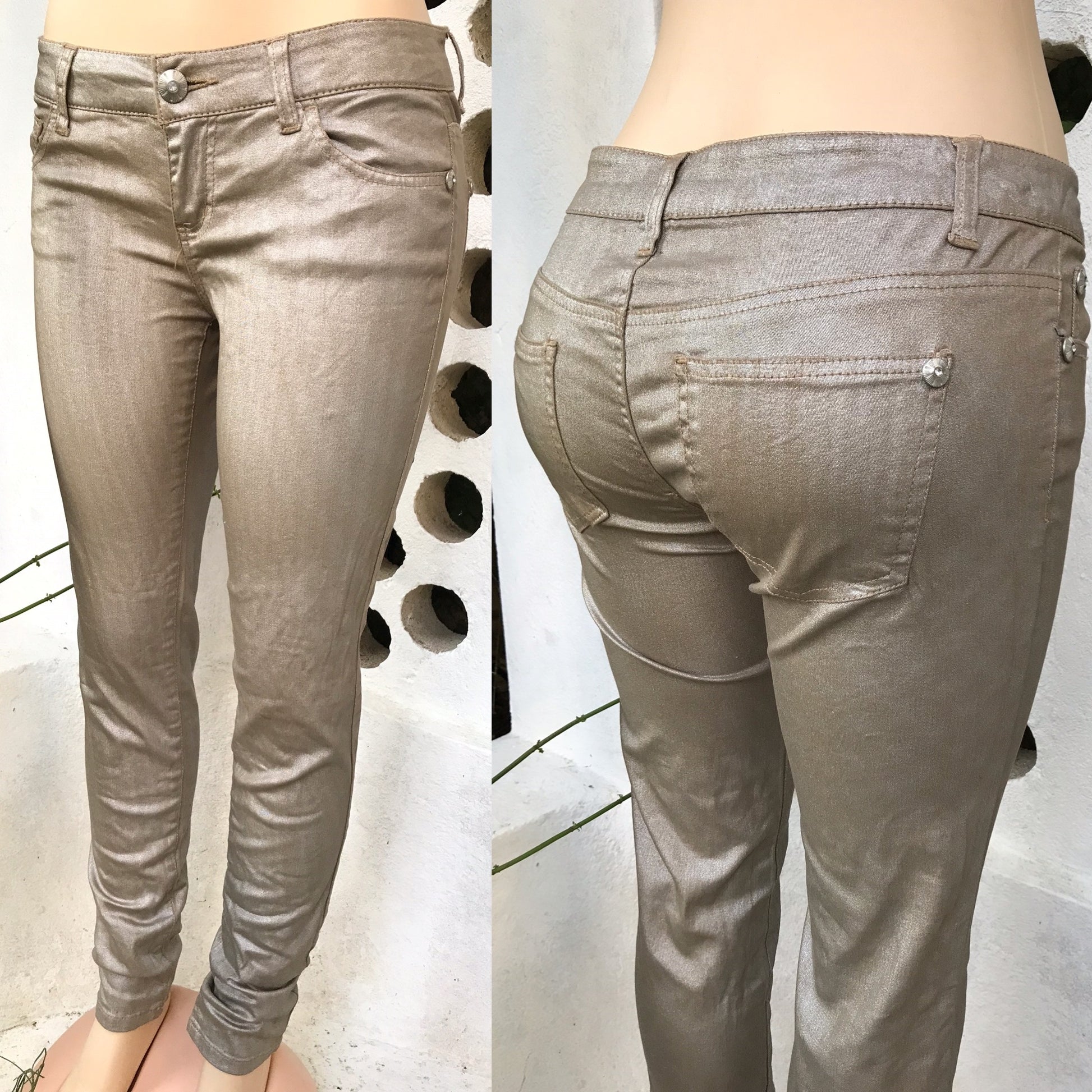 New Gold Skinny Pants size 9/M