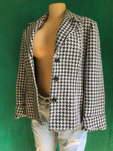 Load image into Gallery viewer, Vintage Oversized Houndstooth Jacket
