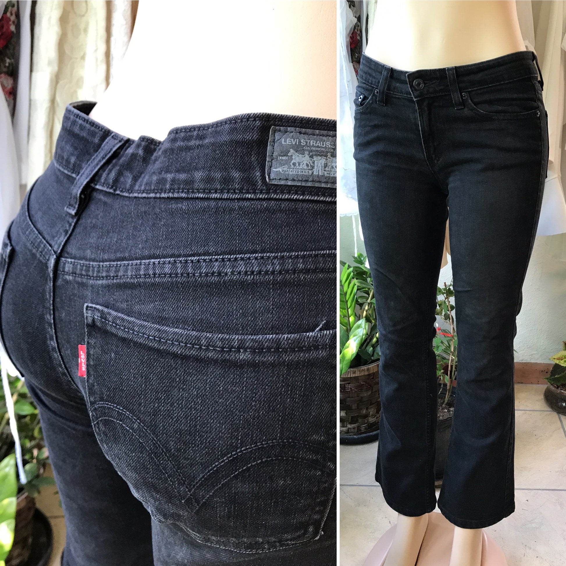 LEVIS Charcoal Cotton Jeans