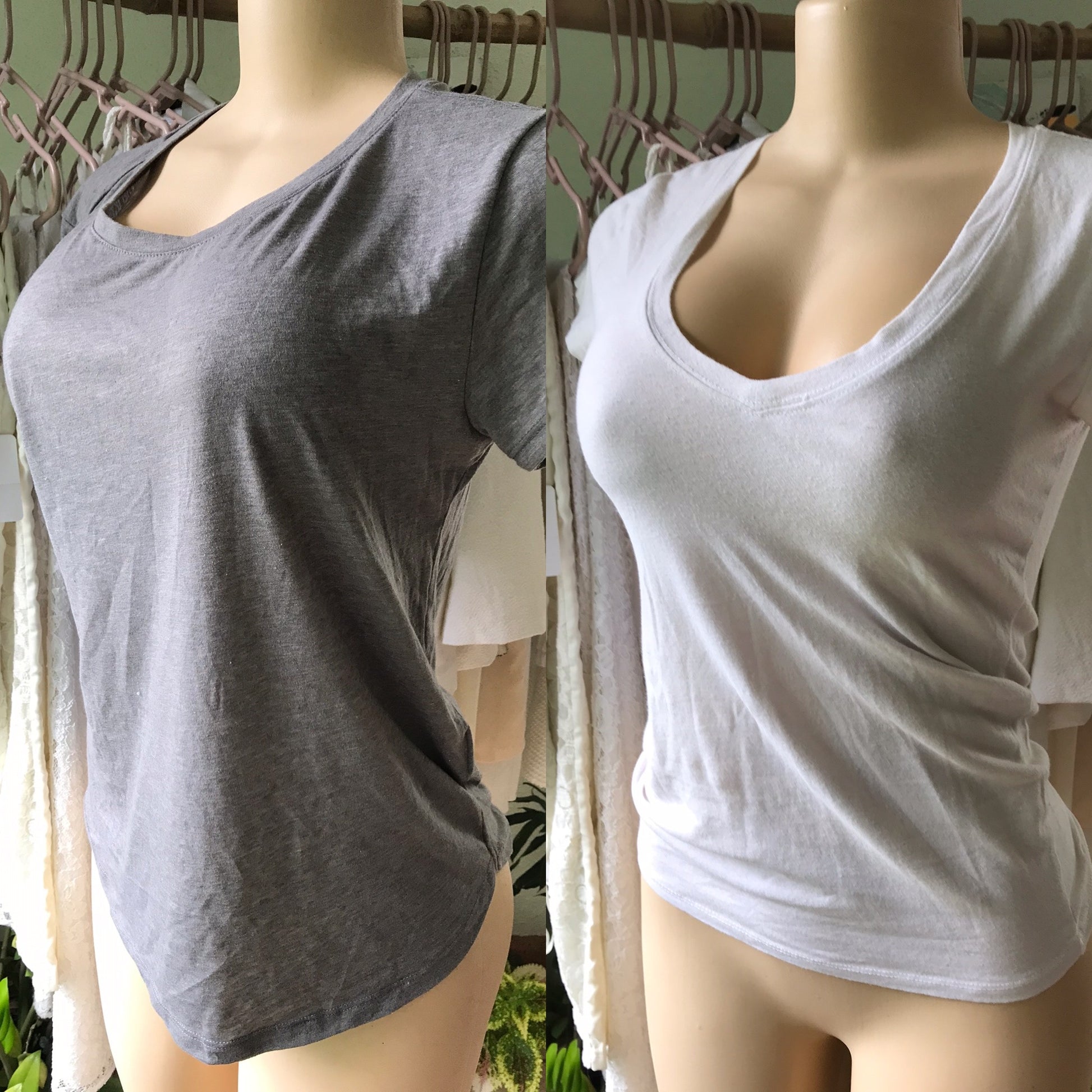2 for $500! Basic Tops : Neutral