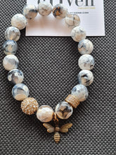 Load image into Gallery viewer, E11ven Mottled Stone Bracelet Firefly Totem
