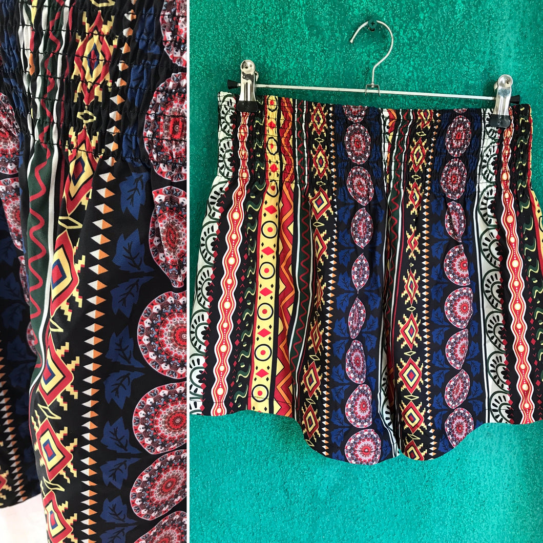 Shein Boho Print Shorts - S
