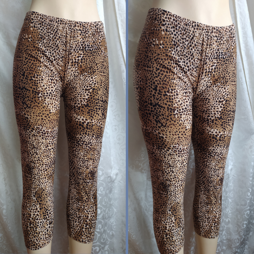 Last Exit Leopard Print Leggings - 1X
