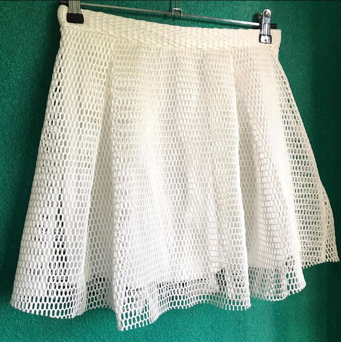 Charlotte Russe Mesh Flare Skirt (New)