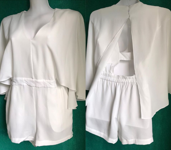 BCBG Sheer Romper