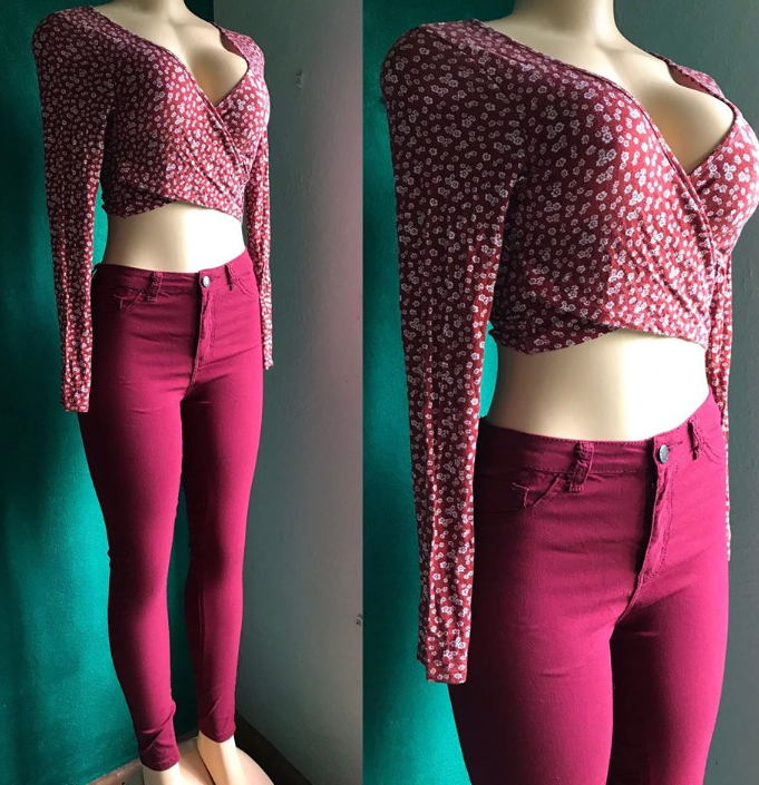 Crimson Jegging (Cotton Blend)