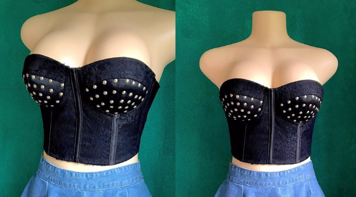 Black Corsette Crop Top