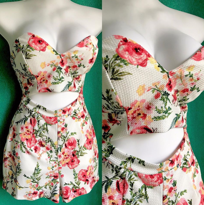 Fashion Nova Floral Romper