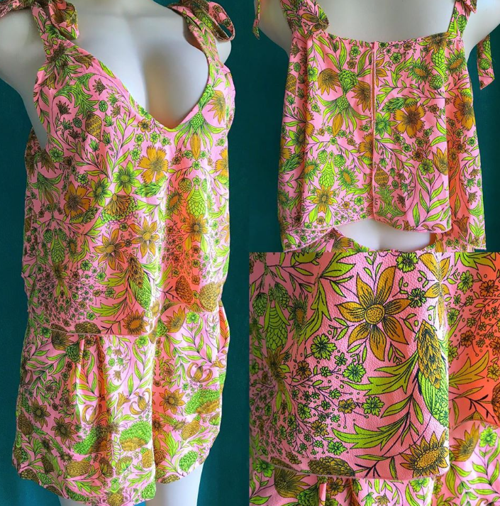 H&M Neon Tropical Romper